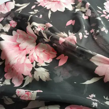 Šifono Audinio Gėlių 50D Cosplay Suknelė Marškinėliai Medžiaga Kvėpuojanti 