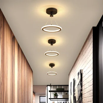 Šiuolaikinių LED Lubų šviesos Žibintus, Praėjimų Miegamojo, Koridoriaus Patalpų Žiedo Apšvietimo Šviestuvas, Apšvietimas Lubose Mount Šviestuvas Blizgesio