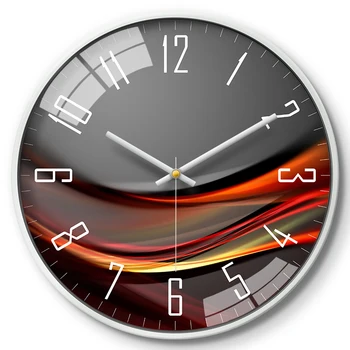 Šiuolaikinės Metalo Kambarį Didelis Sieninis Laikrodis Kūrybos Miegamasis Silent Laikrodis Sieniniai Laikrodžiai, Namų Dekoro Horloge Murale Dovana Metalo 50