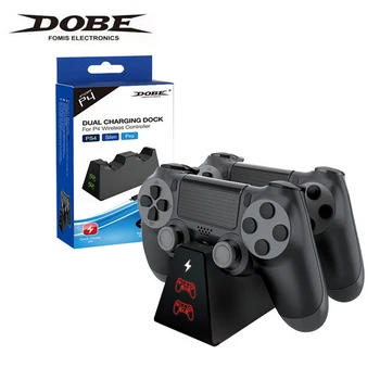 Žaidimo Kontrolė Baterijos Kroviklis Sony PS4 Pro Plonas Įkrovimo Dokas Play Station Playstation PS Dualshock 4 Valdytojas Paramos Bazės