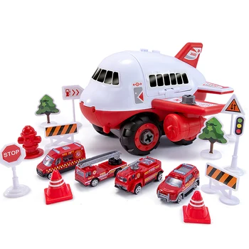 Žaislai, Automobilių Vaikas Orlaivių Žaislas Kelio Inercijos Žaislas Automobilis Plokštumoje Modelis Su Didelio Saugojimo Vietos Nuimamas Ir Surinkti Lėktuvo Berniukas Žaislas
