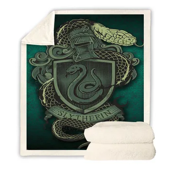 Žalia Gyvatė 3D Atspausdintas Aksomo Pliušinis Mesti Vilnos Antklodė Lovatiesė Sherpa Sofos Antklodė Antklodė Padengti Kelionės Jaunimo Patalynė Lizdo