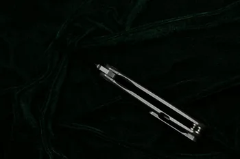 Žalioji erškėčių SBSF M390 plieno ašmenys Nudistų TC4 Titano rankena lauko kempingas medžioklės kišenėje vaisių sulankstomas peilis EDC Naudingumas įrankis