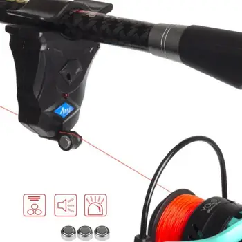 Žvejybos Bell Bite Elektroninių Belaidžio LED Šviesos Žuvų Bite Garso katilėlis Klipą meškere Spręsti Jautrus Kilimėlis žvejybos Įrankį