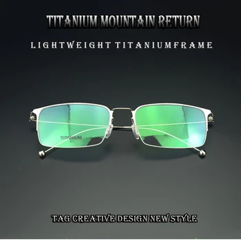 ŽYMEKLĮ prekės naujausi Akinių rėmeliai vyrų-ultra plonas ultra-light titano kūrybos dizaineris akiniai, rėmeliai Kompiuterio trumparegystė Akiniai